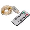 LED-Lichterkette 10 Meter 100 LEDs Lichterkette mit Fernbedienung 8 Modi USB-betrieben Wasserdichte Lichterkette für Schlafzimmer