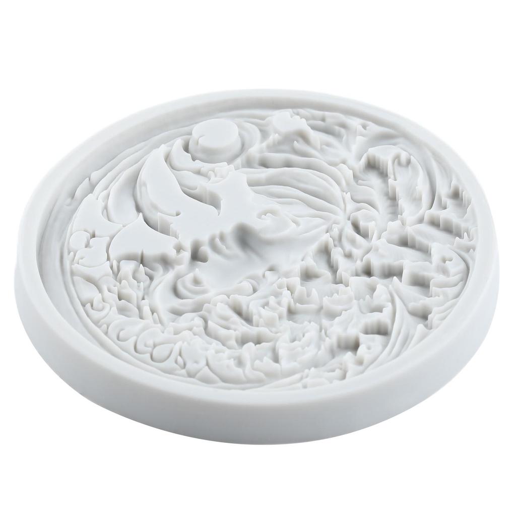 Cameo with Picture Frame Silicone Molds Photo Frame Fondant Mold Cake Decorating Tools Cupcake Topper Candy Chocolate Gumpaste Mold