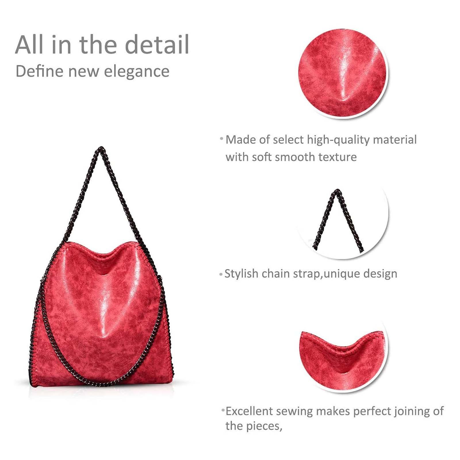 Сумка Мягкая кожаная сумка для покупок на одно плечо Сумка для отдыха One Size — фото 5