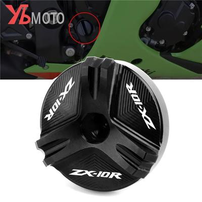 For Kawasaki Ninja ZX10R  ZX-10R ABS ZX10 ZX1000 Motorcycle Aluminum Engine Plug Cover Oil Filler Cap Plug
