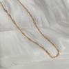 Goudkleurig Watergolf Dames Sleutelbeen Ketting - Modieus en Eenvoudig Ontwerp