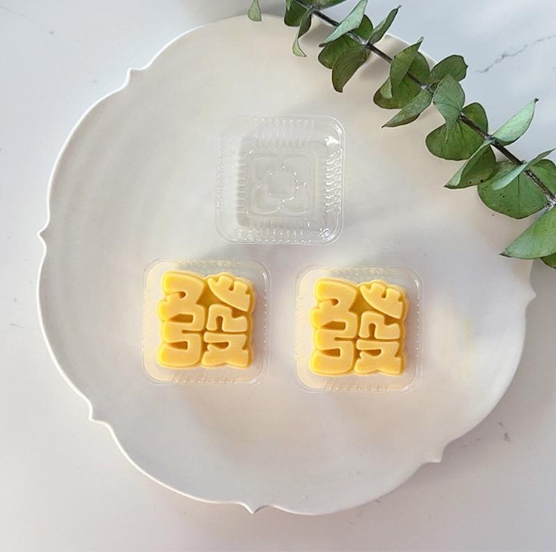 Fa Character Shaped Mooncake Press Mold Cookie Stamps Chinese MidAutumn Moon Cake Makers Decoration Tool for DIY Cookie