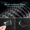 Carbon Fiber Steering Wheel Cover for Fiat 500/500C 2016 2017 2018 2019 2020 2021 2022 2023 2024