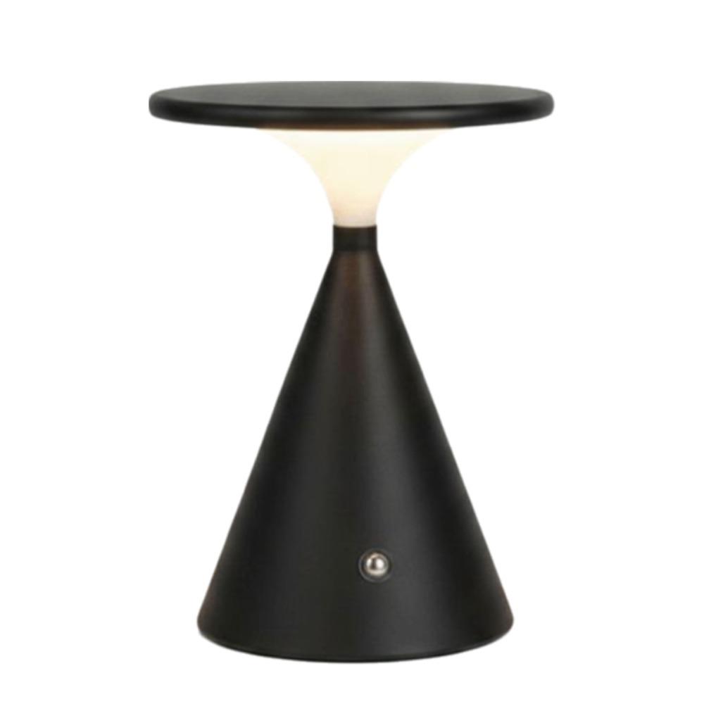 

Touch Control Bedside Lamp Portable Night Light Flying Saucer Table Lamp Outdoor чорний