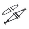 7inch Front Suspension Upper Lower Swing Arm Kit Reduce Vibration Noise High Strength Metal for Go Kart Quad Bike