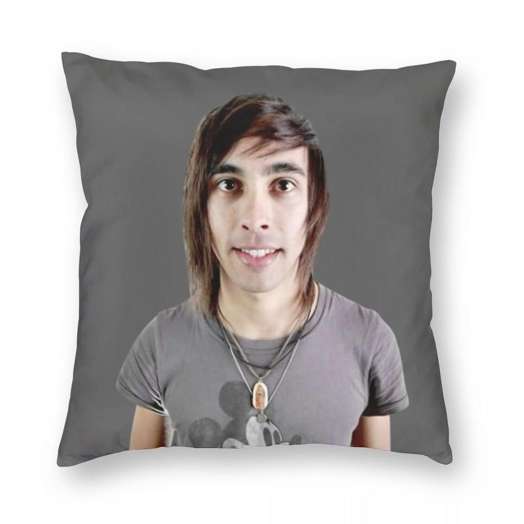 Pierce The Veil Vic Fuentes Pillowcase Polyester Linen Velvet Printed Zip Decor Sofa Seater Cushion Case