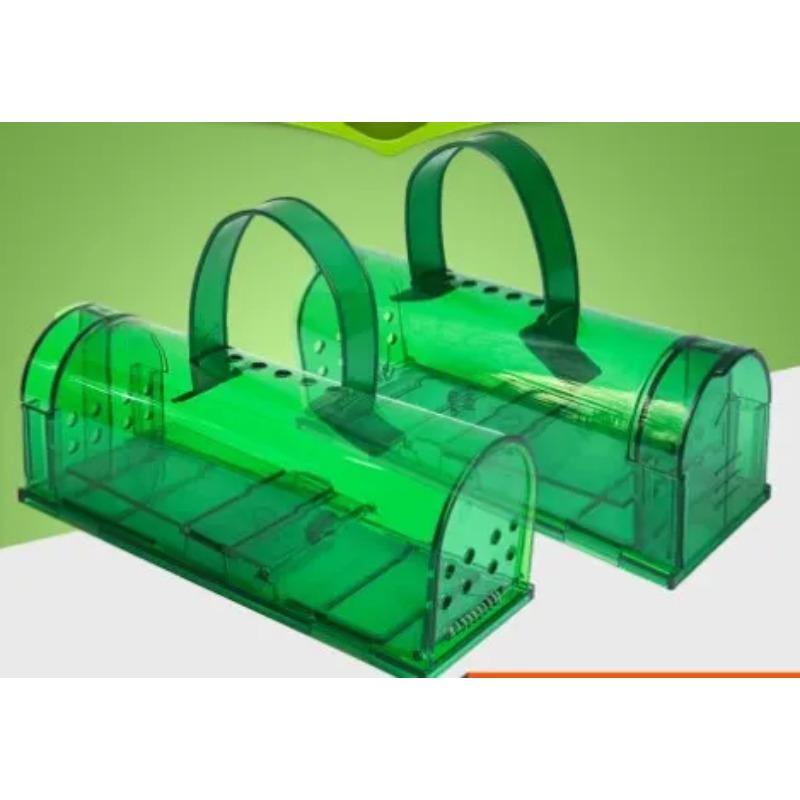 2PCS Plastic Mousetrap Bedroom Kitchen Warehouse Mousetrap With Handle Easily Catch Rats High Sensitive Pedal Trap