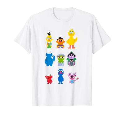 Sesamstraße 8-Bit Gruppe T-Shirt