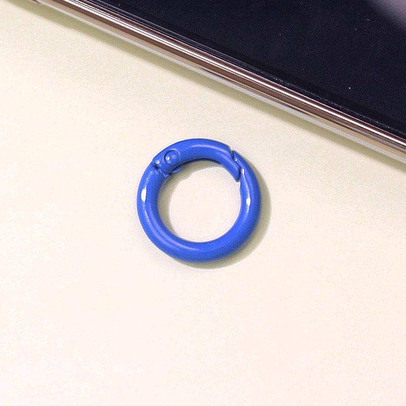 25mm Colored Spring Coil Metal Lobster Clasp for DIY Jewelry, Phone Cases, Hardware, Hanging Buckle, Keychains