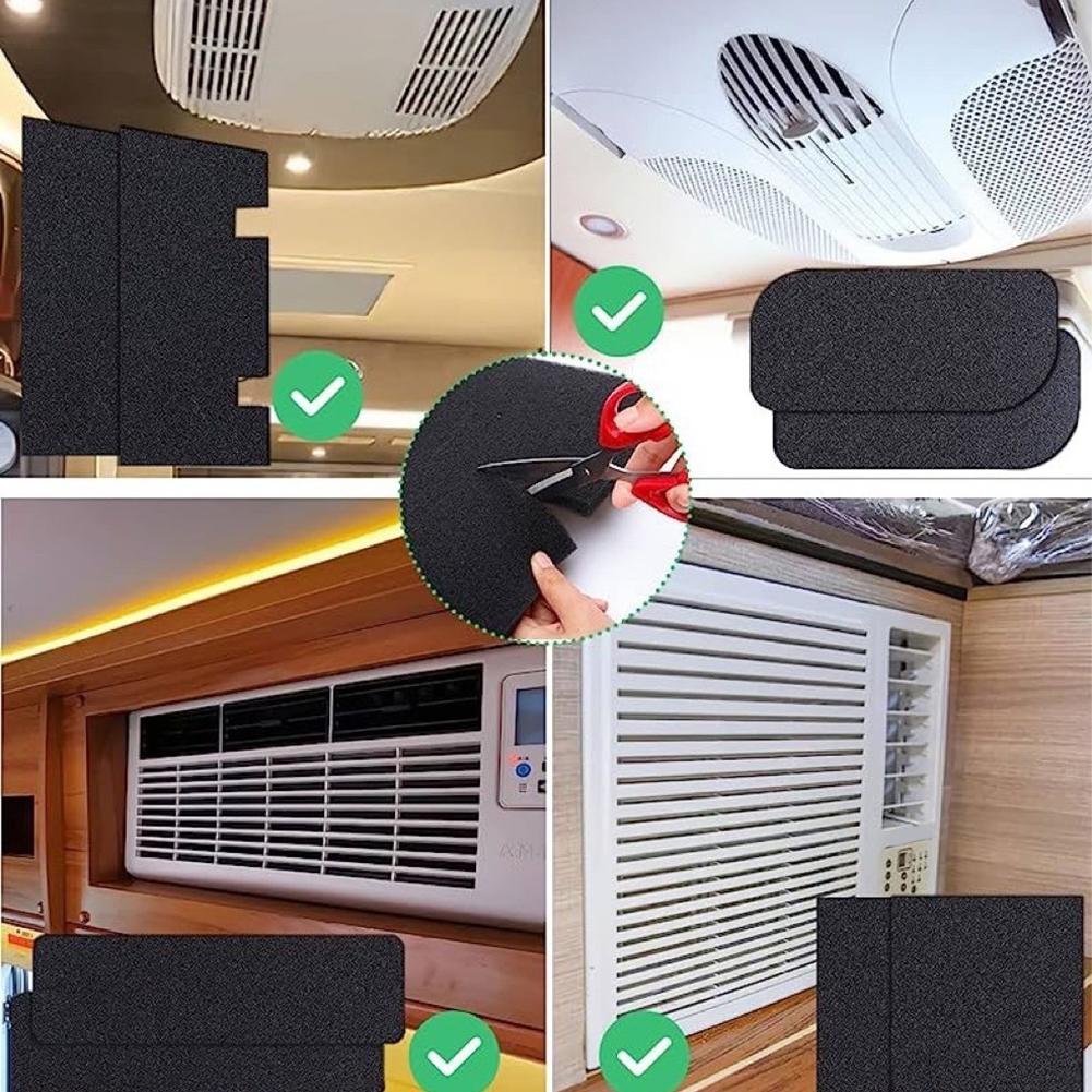 Activated Carbon Filter Sponge Sheet 1mx40cm for Air Conditioner Replacement and Improved Indoor Air Freshness