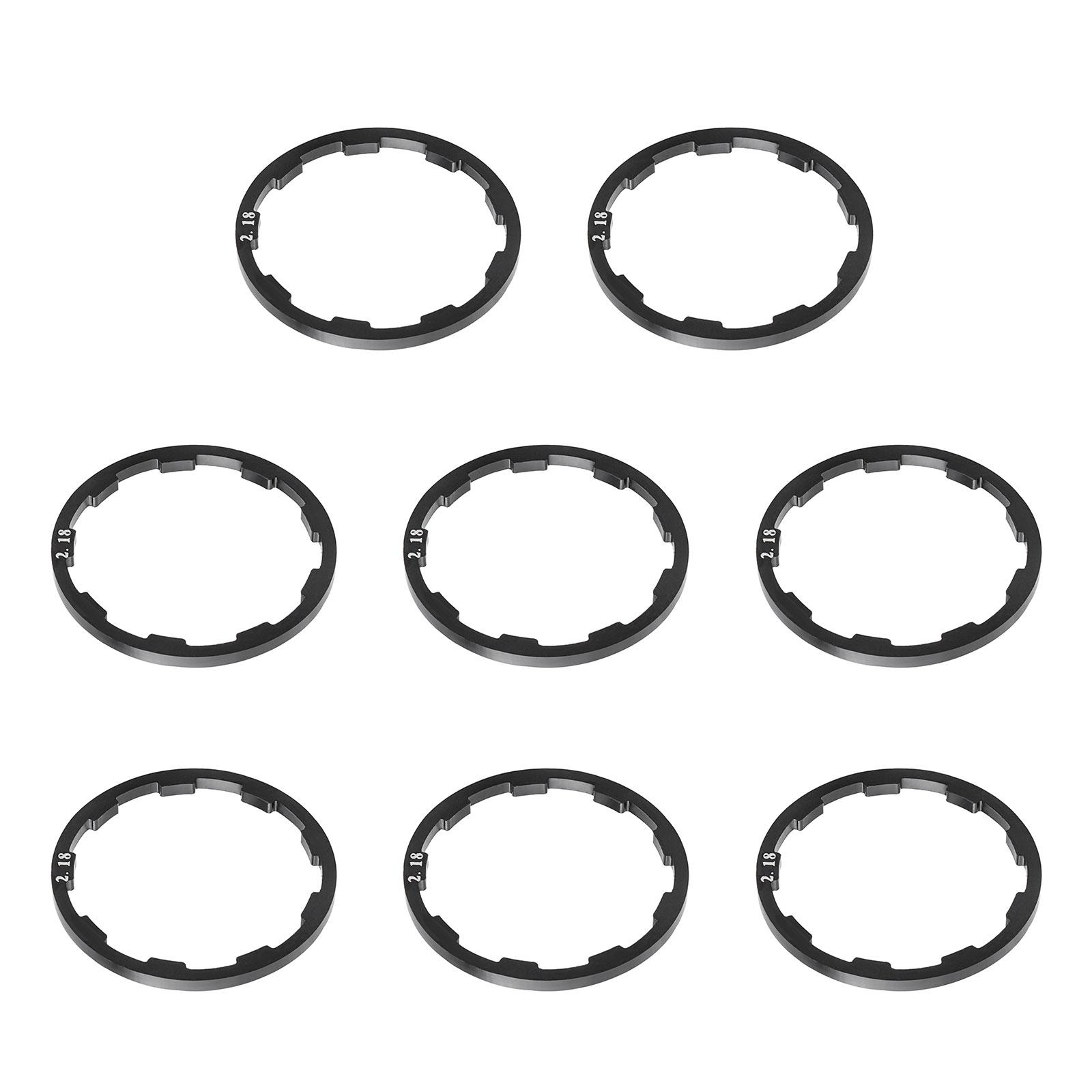 

8 шт. алюминиевые сплавы велосипеды кареточный узел шайба велосипедные кассеты проставки маховики втулки проставки для горного велосипеда E