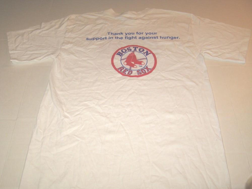 Boston Red Sox Baseball Food Bank Fight Against Hunger Thank You T-Shirt New! SM Unisex T-Shirt