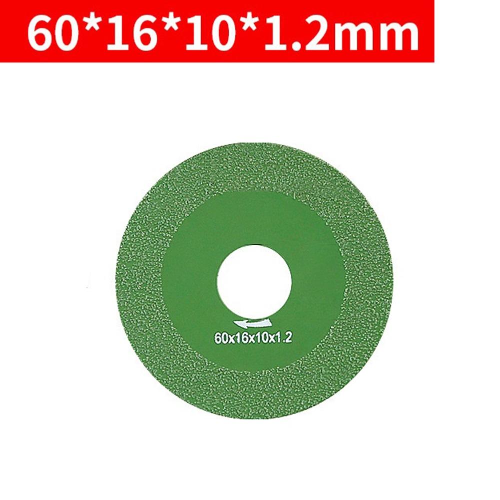 60/80mm Glass Cutting Disc Ceramic Tile Jade Crystal Wine Bottle Grinding Diamond Ultra-thin Saw Blade Glass Cutting Blade