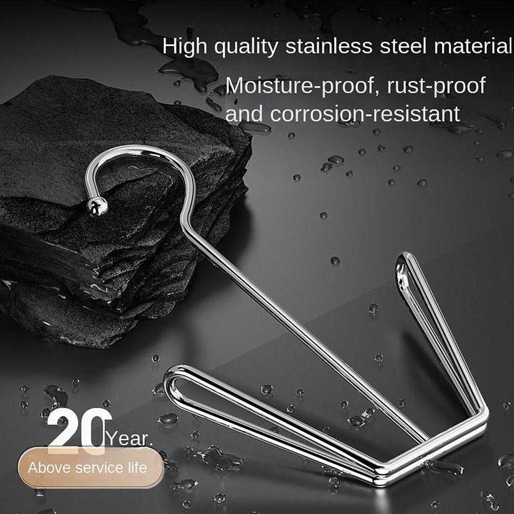 2pcs Non-slip Shoe Drying Rack Thickened Hanger Hook Innovative Shoes Holder  for Balcony