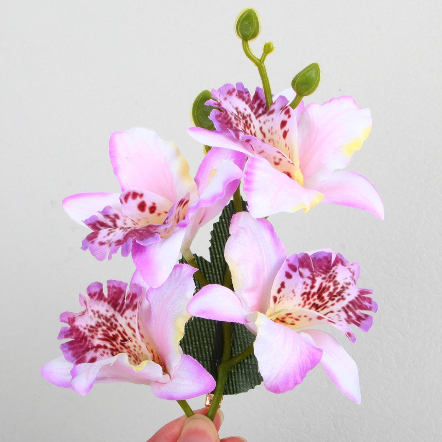 

Гавайи Богемия Пляжная Лилия Орхидея Цветок Заколки для волос Женские Летние Праздничные Дорожные Заколки Украшения для волос Для Свадебного Декора