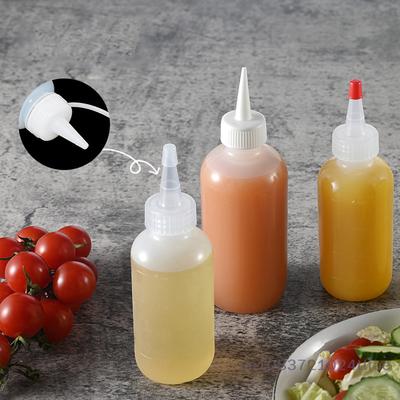2Pcs Portable Picnic Barbecue Spice Jar 100ml Plastic Sauce Squeeze Bottle Seasoning Box Kitchen Jam Salad Tool