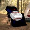 Baseball Theme Printed Blanket - Perfect for Couch, Bed, Travel & Outdoor Use | Machine Washable, Cozy & Durable.