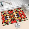 Retro Floor Mat Home Light Luxury Bathroom Floor Mat Toilet Floor Mat