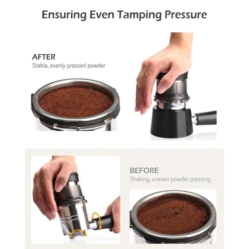 Plastic Tamper Holder With Nonslip Design For Consistent Coffee Preparation Espresso Maker Accessories
