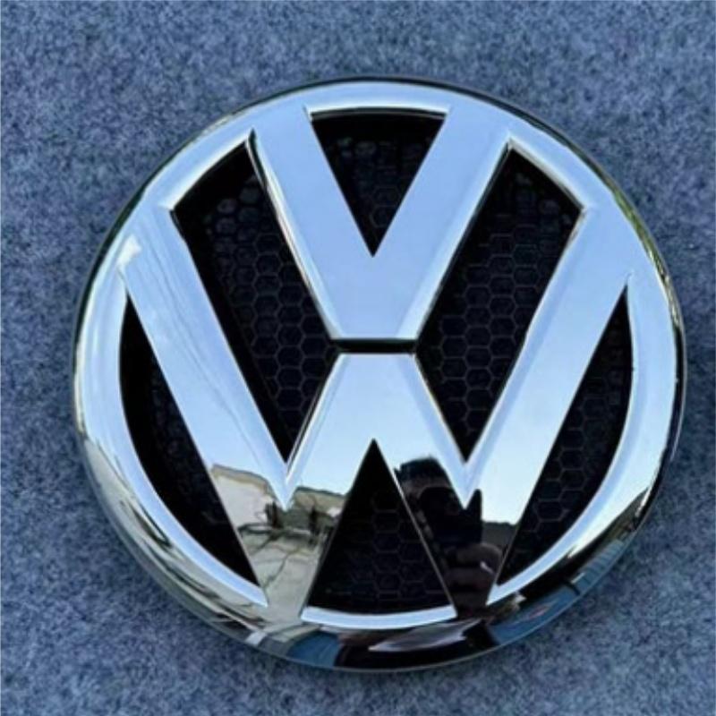 Dla VOLKSWAGEN Pasuje do Volkswagen T6 błyszczący czarny srebrny matowy 170mm logo przedniej osłony chłodnicy+130mm logo tylnej klapy bagażnika c