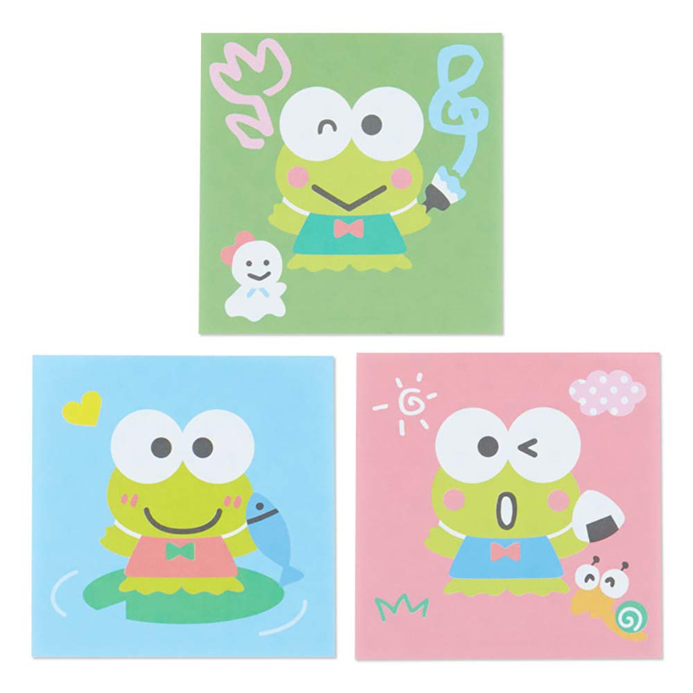 Sanrio Kerokero Keroppi Square Memo 410501 (Gesicht)