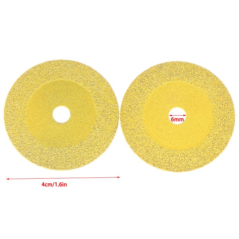 40mm Braze Diamond Saw Blade Burr Free Cutting Long Lasting for Glass Slate Ceramic Home DIY Renovation Projects