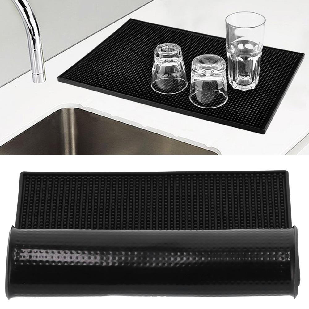 Thick Rubber Bar Mat NonSlip Rubber NonSlip Bar Mat Practical Rubber Bar Mat For Bar Counter