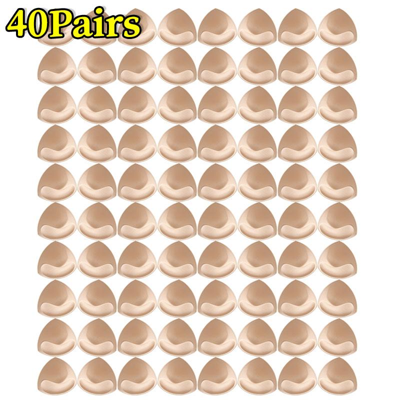 Inserts de Soutien-Gorge Sportifs Beige, Inserts pour Bonnets de Soutien-Gorge, Amplificateurs de Poitrine Amovibles pour Femmes