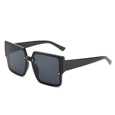 Sunglasses, Square Glasses, Personalized Half-Frame Street Sunglasses For Women