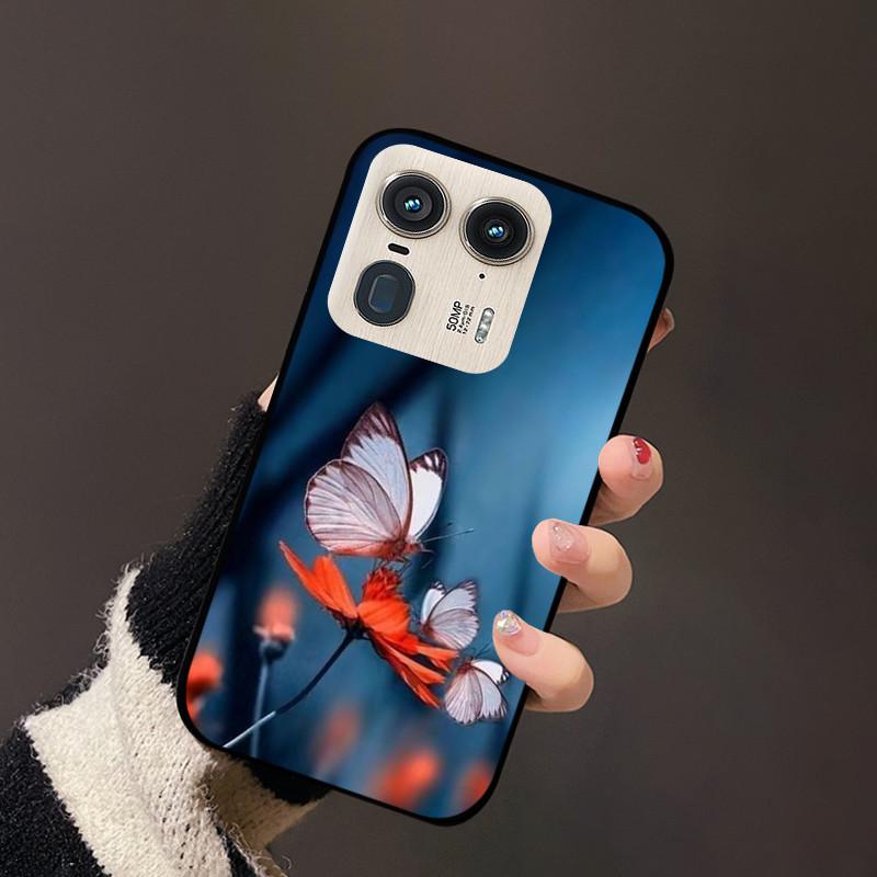 For Motorola Edge 50 Ultra Cover Flower TPU Silicon Back Soft Case Funda For Moto Edge 50 Fusion Edge50 Pro ultra Bumper Coque