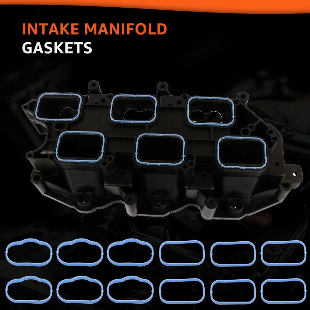 3.6L Valve Cover Intake Manifold Gasket Set Replacement For Jeep Dodge Chrysler 200 300 Wrangler Cherokee Challenger Charger Durango Journey Ram