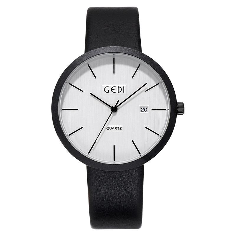 Men'S Belt Watch Fashion Single Calendar Quartz Waterproof Watch Personalized Simple Men'S Watch