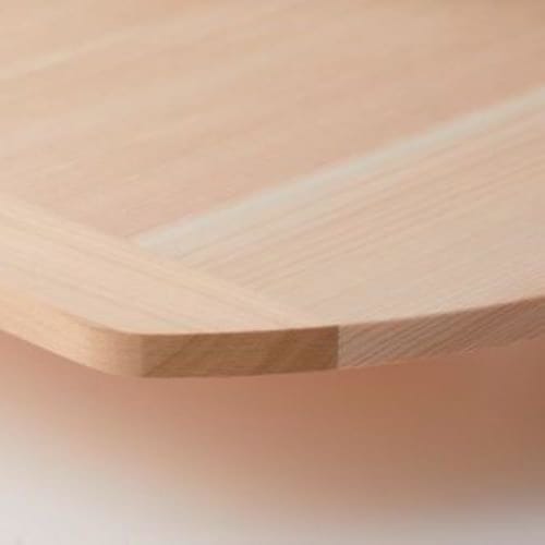 Advance Door HANAKO Shimanto Hinoki D-Shaped 9mm Cutting Board
