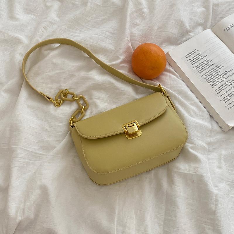 French Niche Design Bag Womennewest Retro Fashion Underarm Bag All-Match Shoulder Handbag Small Square Bag