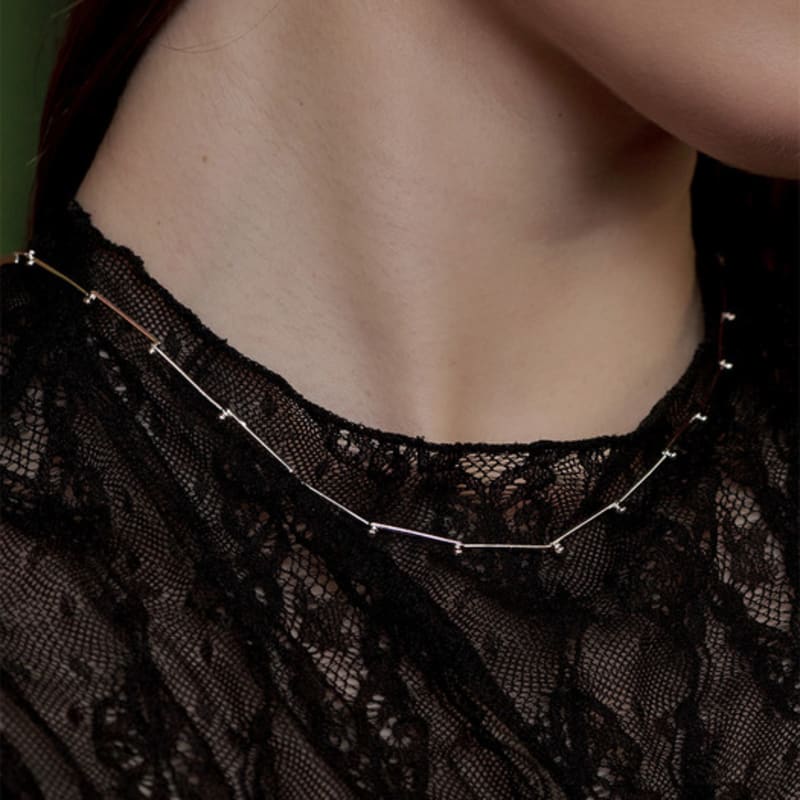 TOU SS019 Bone Chain Necklace