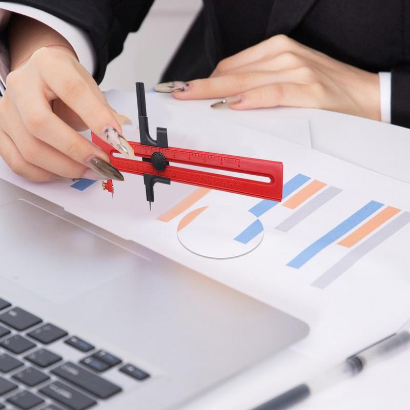 Compass Circles Cutter Rotary Compass Circles Paper Cutter Compact Design Art Craft Tool for Teaching Purpose Model Making and