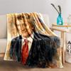 Watercolor Portrait Blanket for All Seasons Blanket Lunch Break Throw Gift