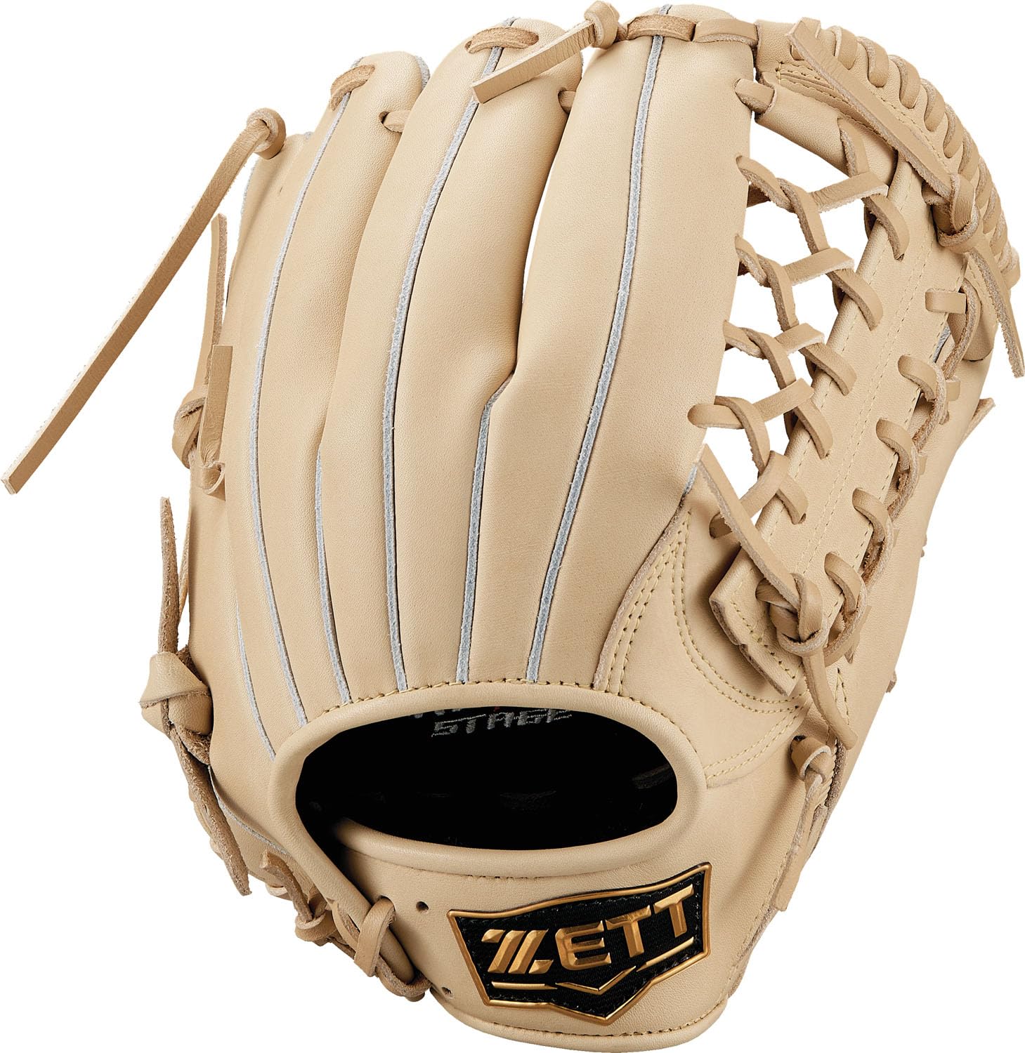 

ZETT Youth Baseball Softball Zero One Pastel Brown BJGB71440S Glove, Stage, Outfielder s Glove, Left-Handed Throw, (3200),