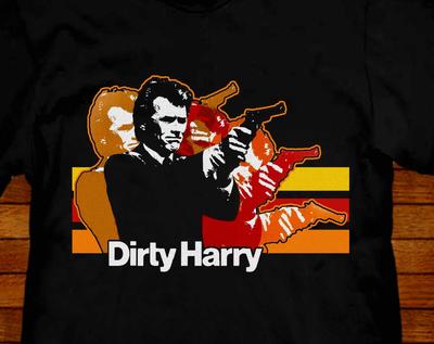 T-shirt Dirty Harry: T-shirt Pop Art de Film des Années 70