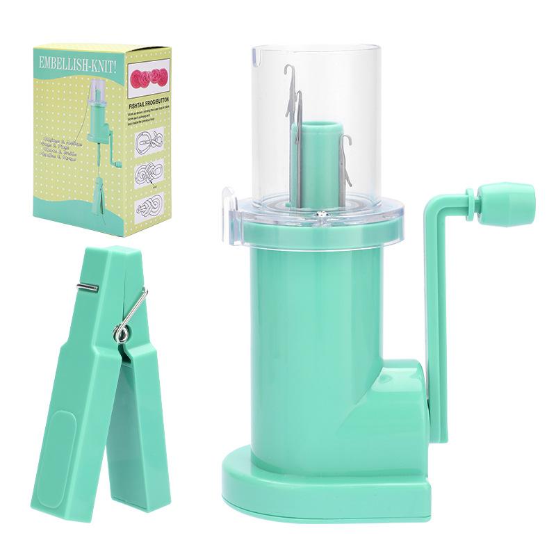 Portable Hand Knitting Machine Embellishment Knit Loom Knitting Machine Bracelet Weave Tool for DIY Handmade Sweater Scarf
