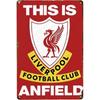 Liverpool-Lamiera vintage con il logo di un caffè-bar-discoteca 20*30cm