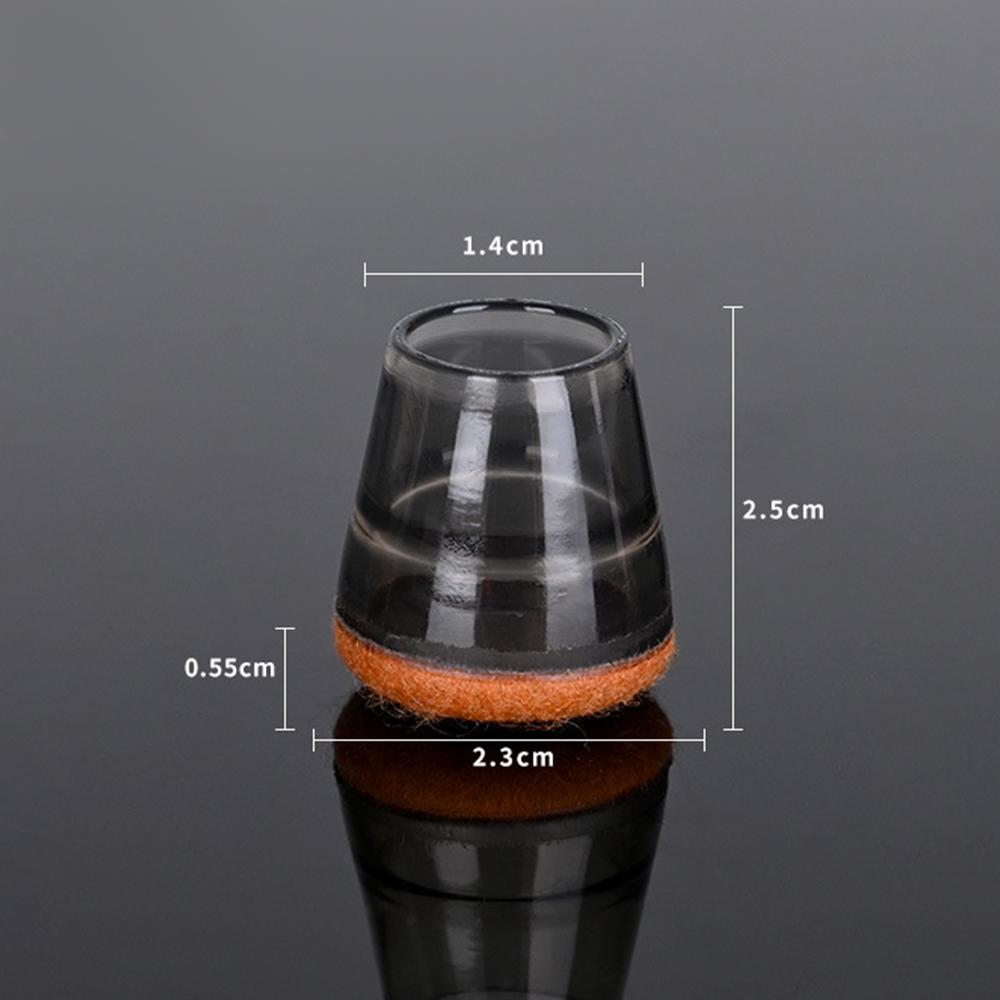 

4 шт., противоскользящая защитная накладка для ног стула