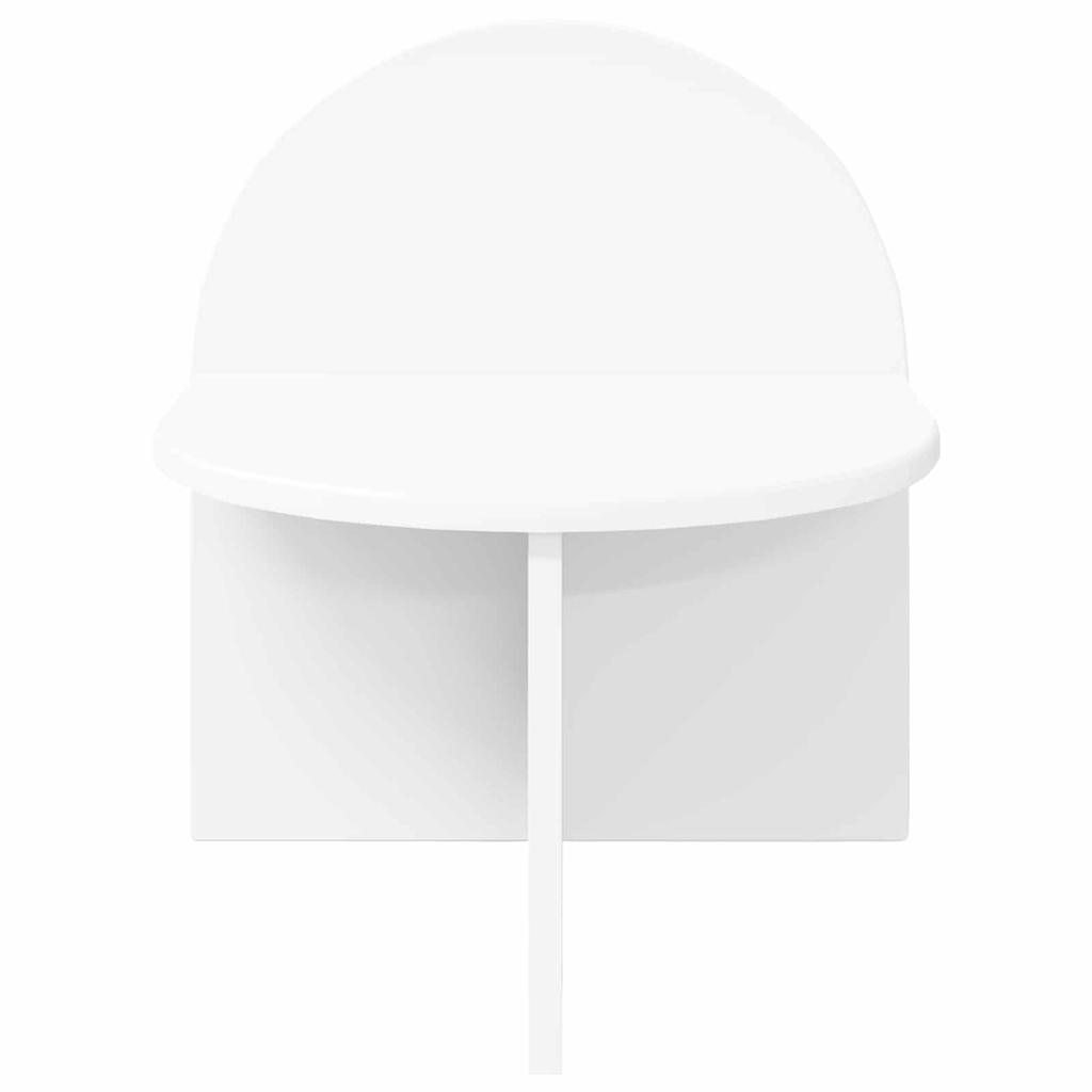 Nightstand White 40 x 35.5 x 45.5 cm Engineered Wood