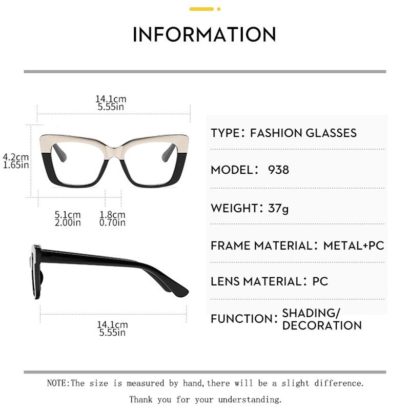 Brand Square Cat Eye Frame Hyperopia Eyewear Photochromic Anti Blue Light Computer Women Reading Glasses