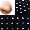 60 Adet Düz Burun Piercingi Kavisli Paket Burun Halkası Seti Burun Halkası Seti Bükülmüş