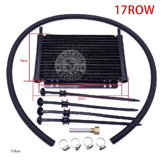 Oil Cooler Aluminum Transmission Oil Cooler 12Row 15Row 17Row Automatic Stacked Plate Oil Cooler Radiator