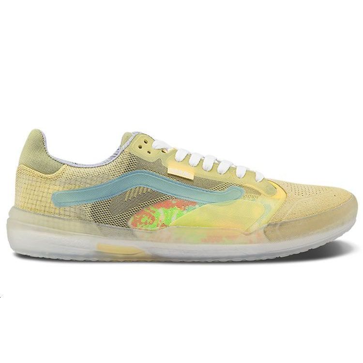 Vans EVDNT UltimateWaffle Hidden Tie Dye Unisex Sneakers Gray Yellow VN0A5DY5B2J