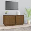 Day and Night - Day and Night TV Cabinet Solid Pine Wood Honey Brown 80x35x40.5 Cm