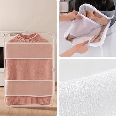 Atmungsaktive Anti-Verformungs-Wäschebeutel für den Gebrauch in der Haushaltswaschmaschine. Vielseitig für Pullover, Schals, Mäntel