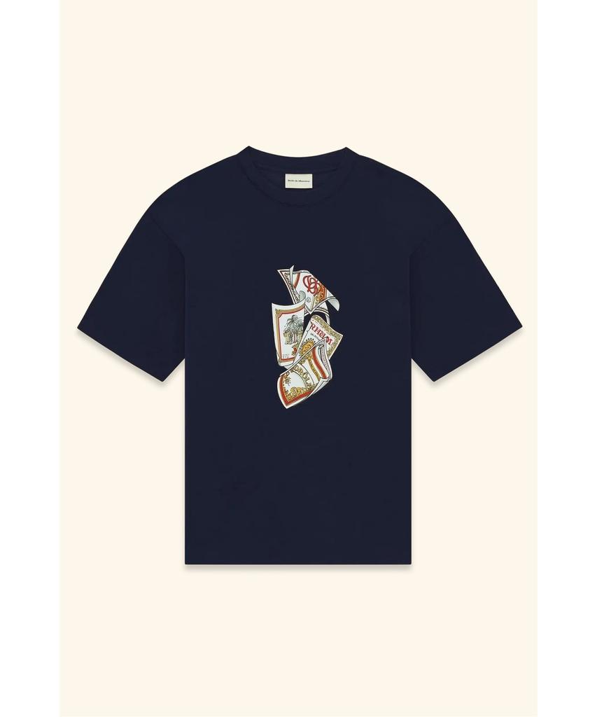 DROLE DE MONSIEUR Rum Label Graphic T-Shirt T-Shirt Rum Labels D0Tcm26213Nyx